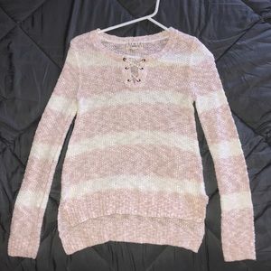 Pink & White sweater from “Pink Republic”